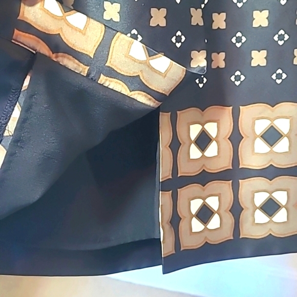 NWT Banana Republic Satin Strapless Midi Dress | Geometric Print | Womens Size 0 - Picture 11 of 17